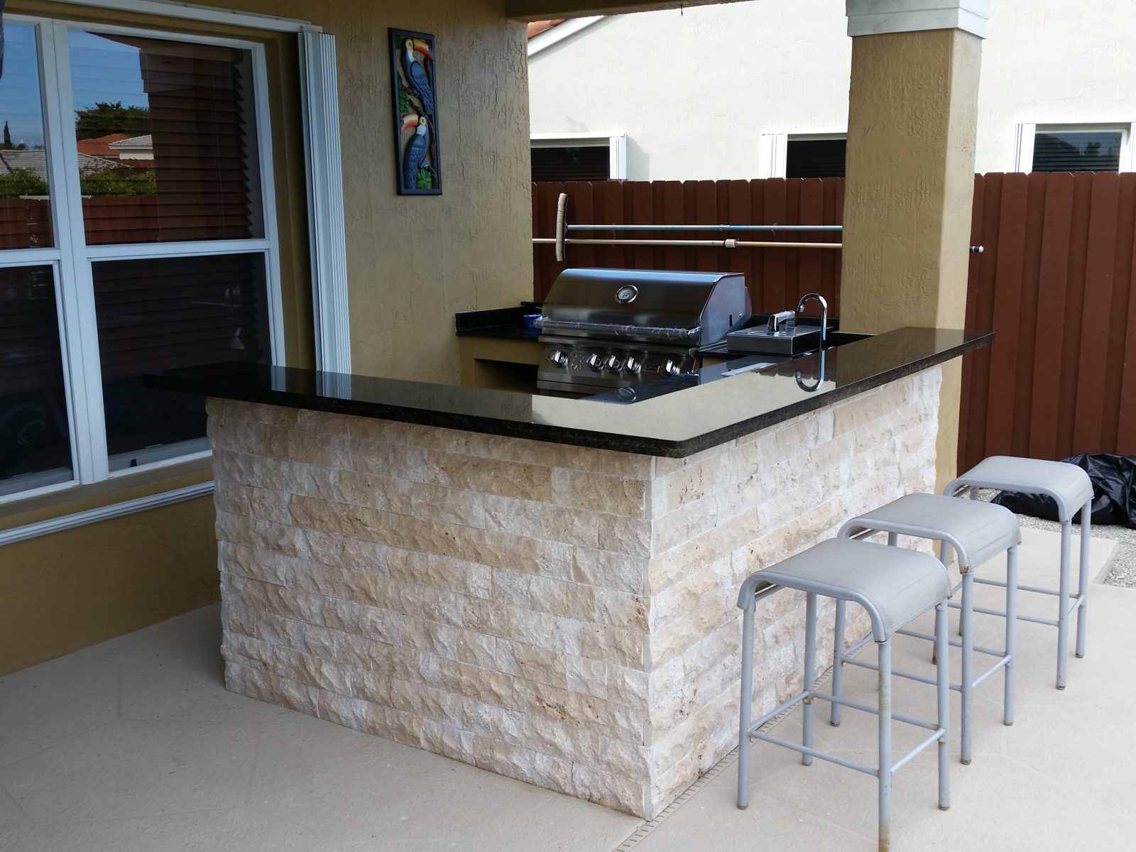 Outdoor Patio Design @ Miami, FL