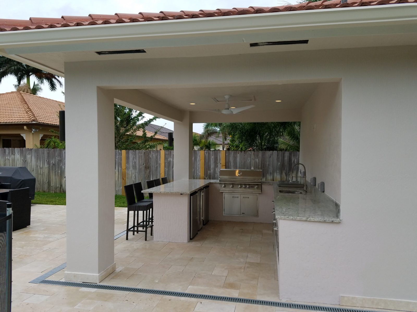 Outdoor Patio Design @ Miami, FL