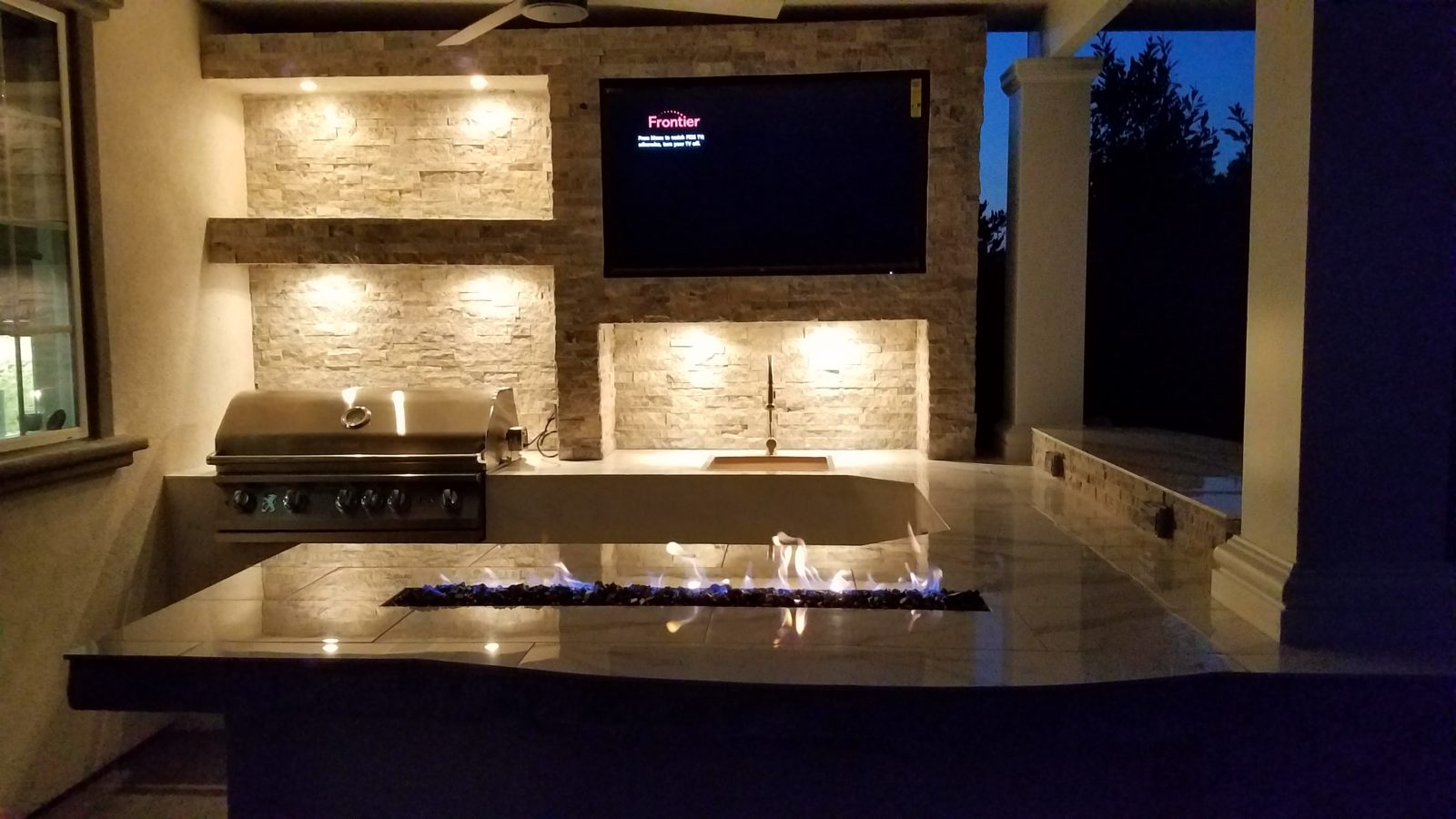 Outdoor Kitchen created by King's Outdoor Creations - Aguanga, California