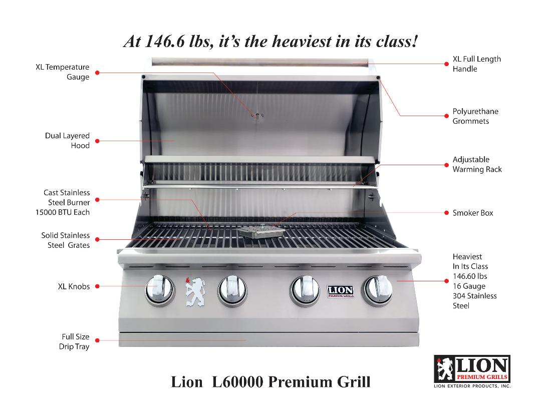 Lion BBQ L60000 Features