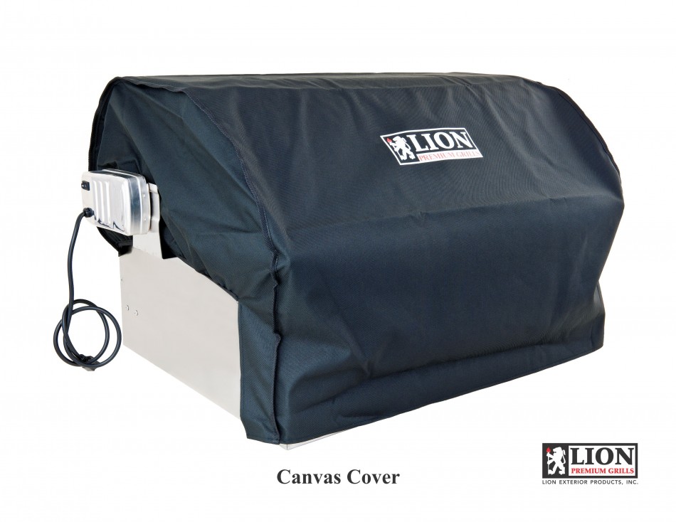 Lion Canvas BBQ Grill Cover