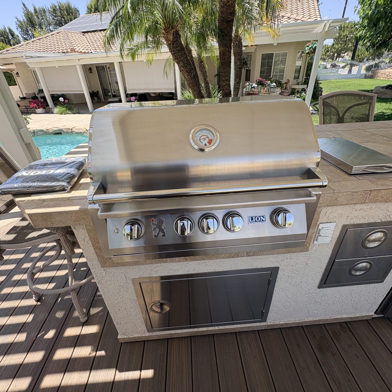Lion Premium Grills Retrofit Install