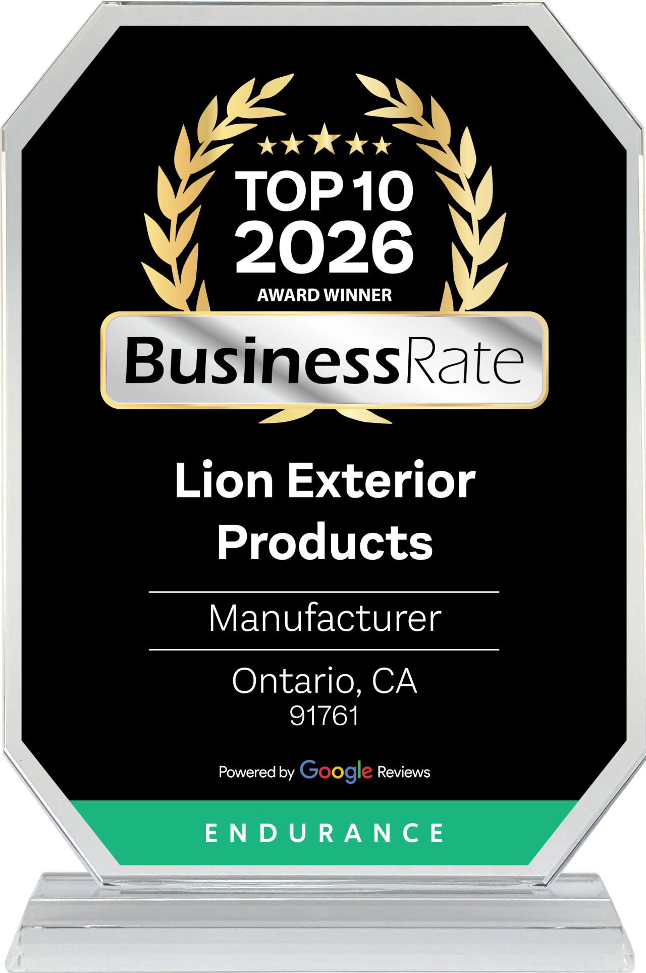 Business Rate 2026 Award for Lion Premium Grills
